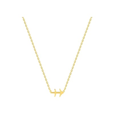Collier zodiaque Sagittaire en plaqué or
