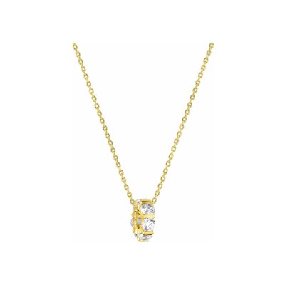 Collier en plaqué or et oxyde de zirconium