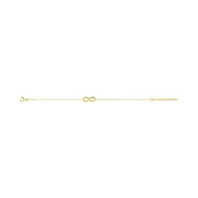 Bracelet en plaqué or, taille 18cm