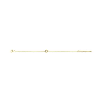 Bracelet en plaqué or et oxyde de zirconium