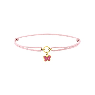 Bracelet corde en plaqué or