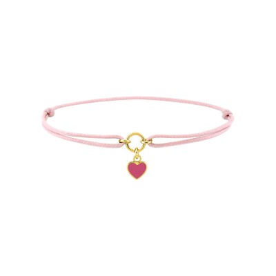Bracelet corde en plaqué or
