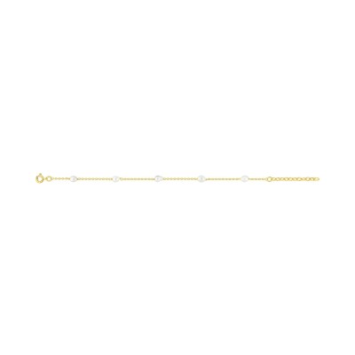 Bracelet en plaqué or et perle de culture d'eau douce