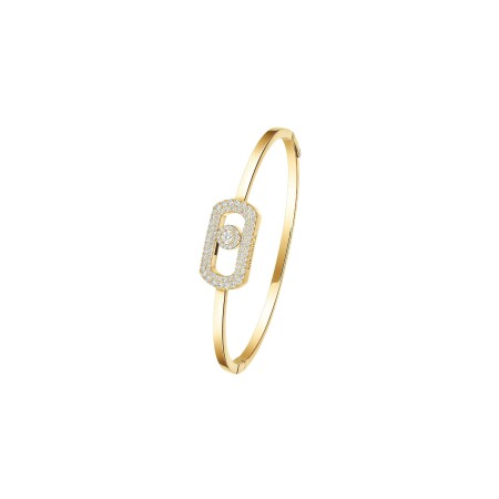 Messika So Move bracelet, yellow gold, diamonds