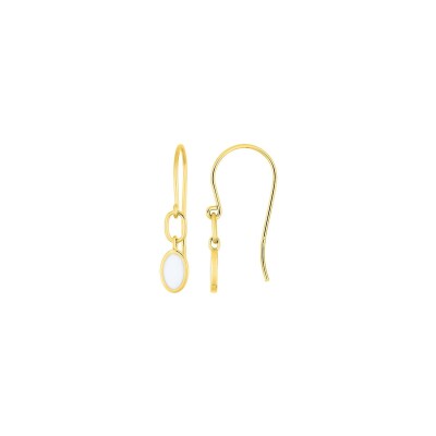 Boucles d'oreilles crochet en plaqué or