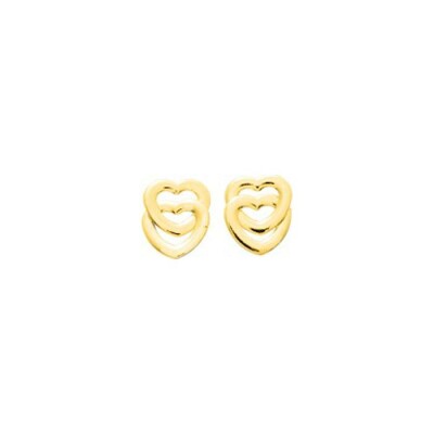 Puces d'oreilles en plaqué or