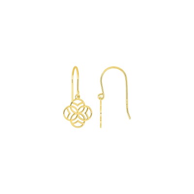 Boucles d'oreilles crochet en plaqué or