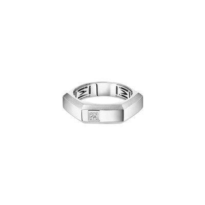 Bague Messika Moderniste MM en or blanc et diamants