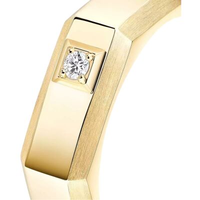 Bague Messika Moderniste MM en or jaune et diamants