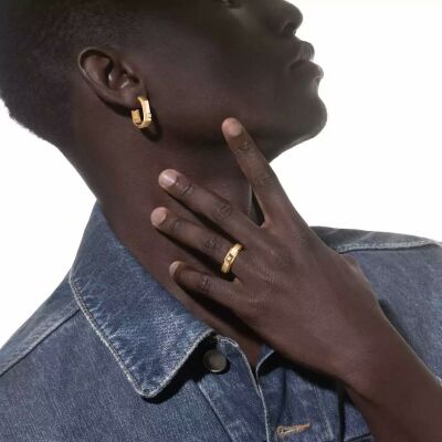 Bague Messika Moderniste MM en or jaune et diamants