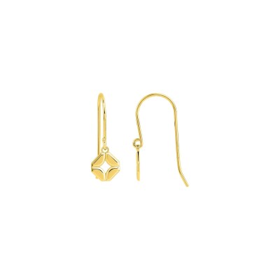 Boucles d'oreilles crochet en plaqué or