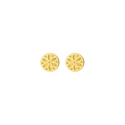 Puces d'oreilles en plaqué or
