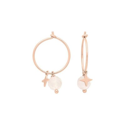 Boucles d'oreilles créoles en plaqué or