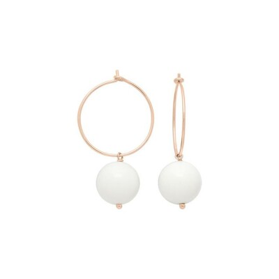 Boucles d'oreilles créoles en plaqué or