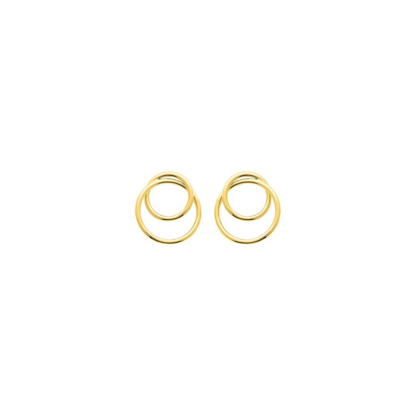 Boucles d'oreilles pendantes en plaqué or