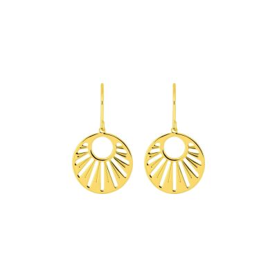 Boucles d'oreilles crochet en plaqué or