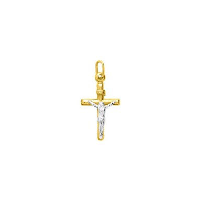 Pendentif croix en plaqué or