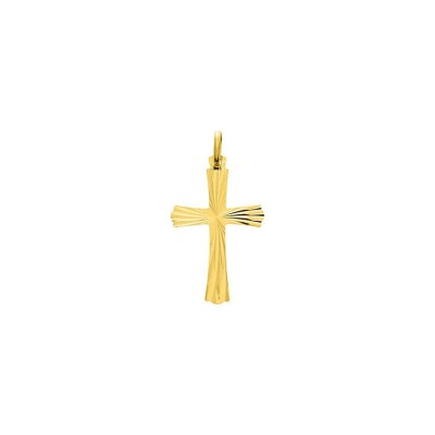 Pendentif croix en plaqué or