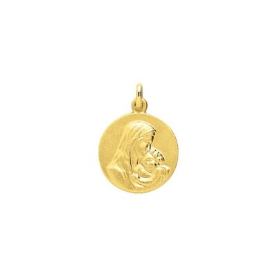 Médaille Vierge en plaqué or