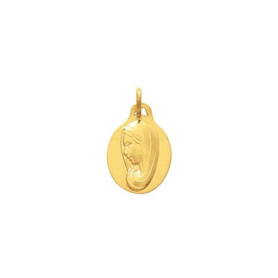 Médaille Vierge en plaqué or