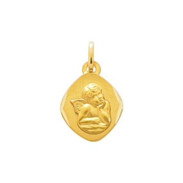 Médaille Ange en plaqué or jaune