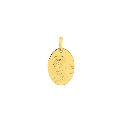 Pendentif Vierge en plaqué or