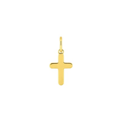 Pendentif croix en plaqué or