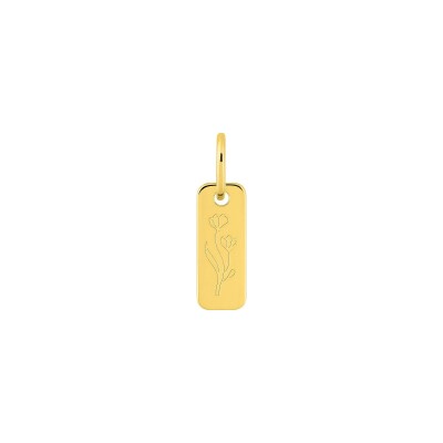 Pendentif en plaqué or