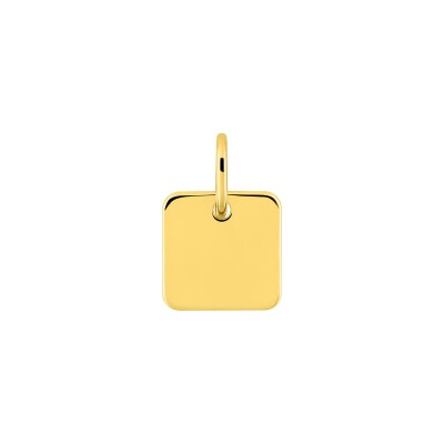 Pendentif à graver en plaqué or