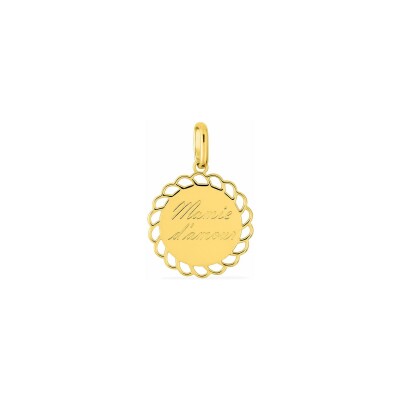 Pendentif en plaqué or