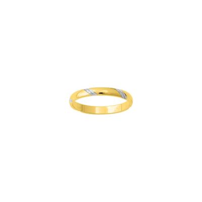 Alliance fantaisie en plaqué or 2.5mm