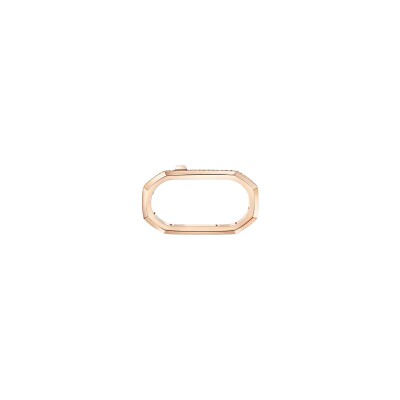 Bague Messika Moderniste 2 doigts en or rose et diamants