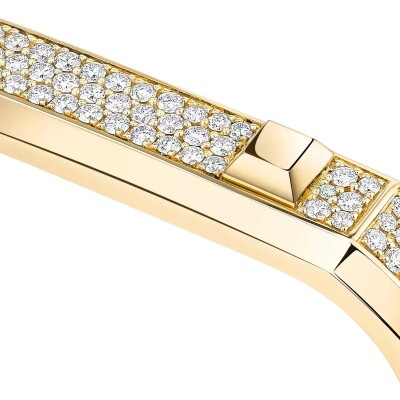 Bague Messika Moderniste 2 doigts en or jaune et diamants