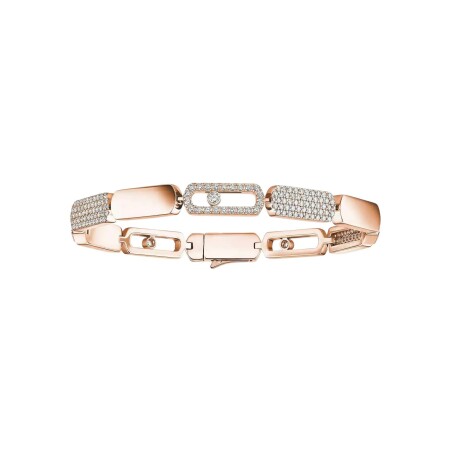 Bracelet Messika Imperial Move PM en or rose et  diamants