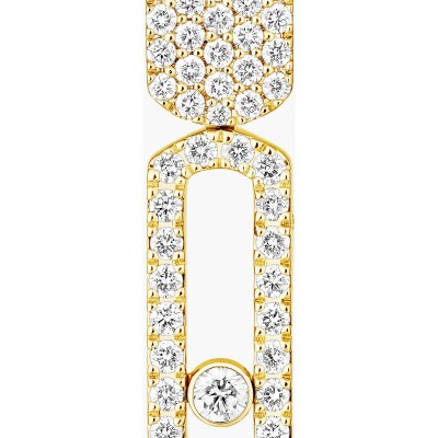 Boucles d'oreilles Messika Imperial Move PM en or jaune et diamants