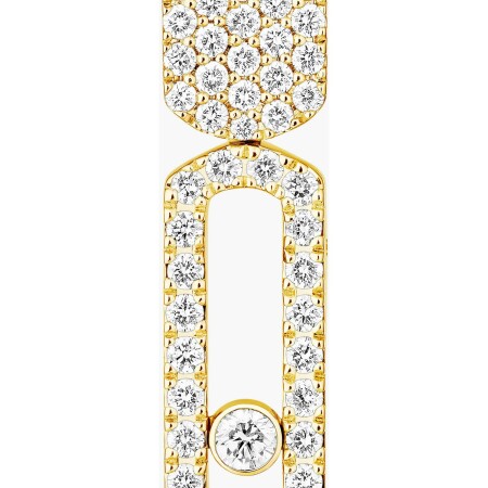 Boucles d'oreilles Messika Imperial Move PM en or jaune et diamants