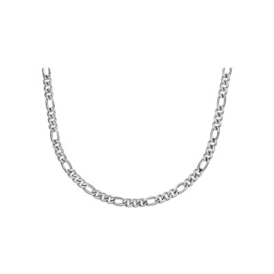 Collier 1+3 en acier, 55cm