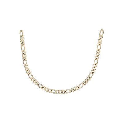 Collier 1+3 en acier doré, 55cm