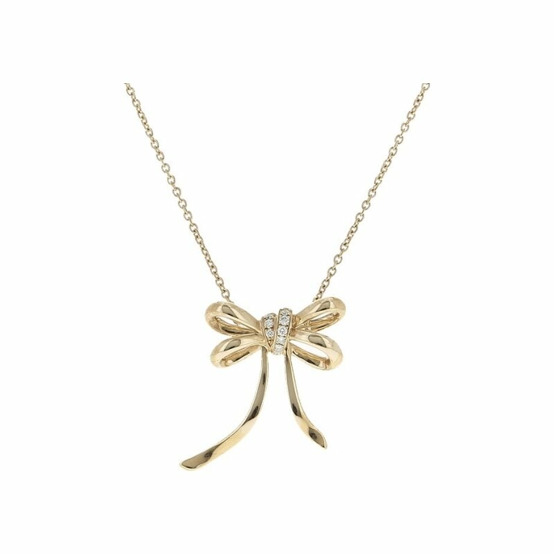 Rattrapante necklace, in pink gold and diamonds