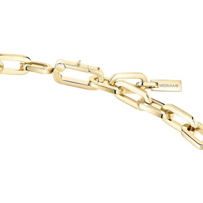 Collier Messika Move Link pavé en or jaune et diamants