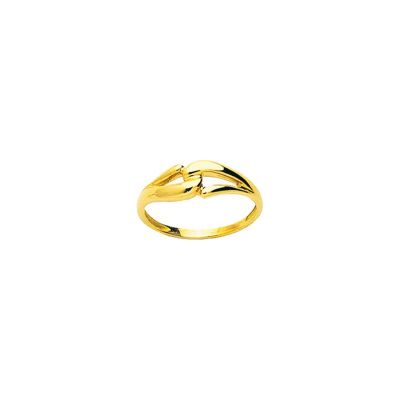 Bague fantaisie en or jaune