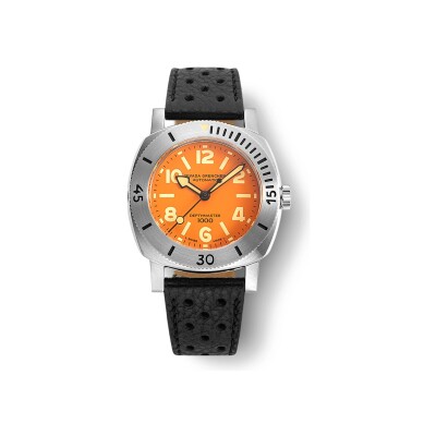Montre Nivada Grenchen Orange Depthmaster 14127A10