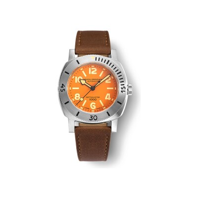 Montre Nivada Grenchen Orange Depthmaster 14127A16
