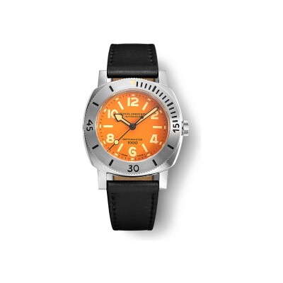 Montre Nivada Grenchen Orange Depthmaster 14127A17
