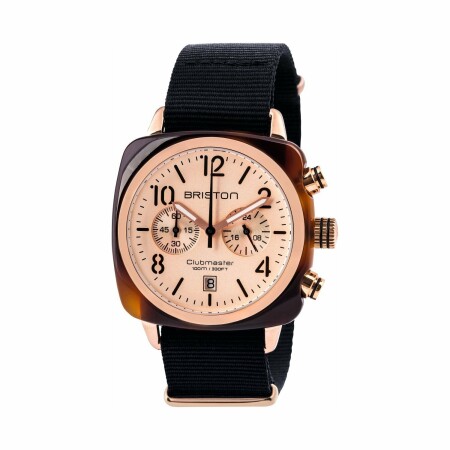 Montre Briston Clubmaster Classic Chrono Date Acétate