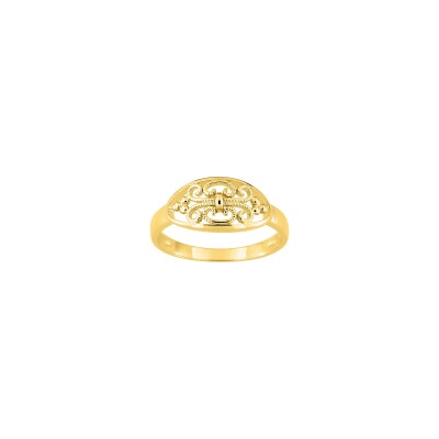 Bague fantaisie en or jaune