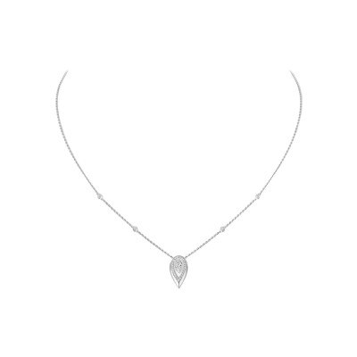 Collier Messika Fiery en or blanc et diamants