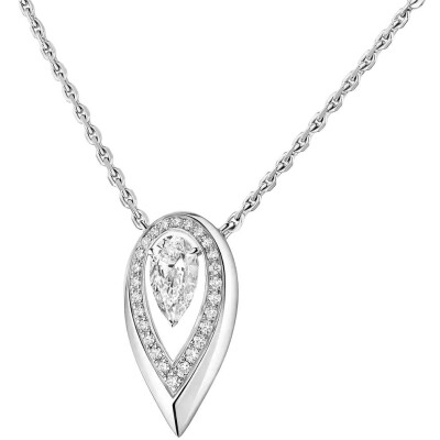 Collier Messika Fiery Collier en or blanc et diamant, grand modèle