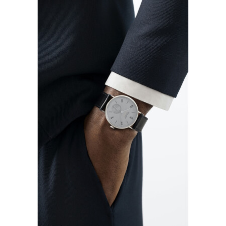 Montre Nomos Tangente Neomatik 39 Gris Platine