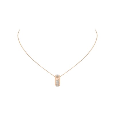 Collier pendentif Messika Moderniste pendentif en or rose et diamant